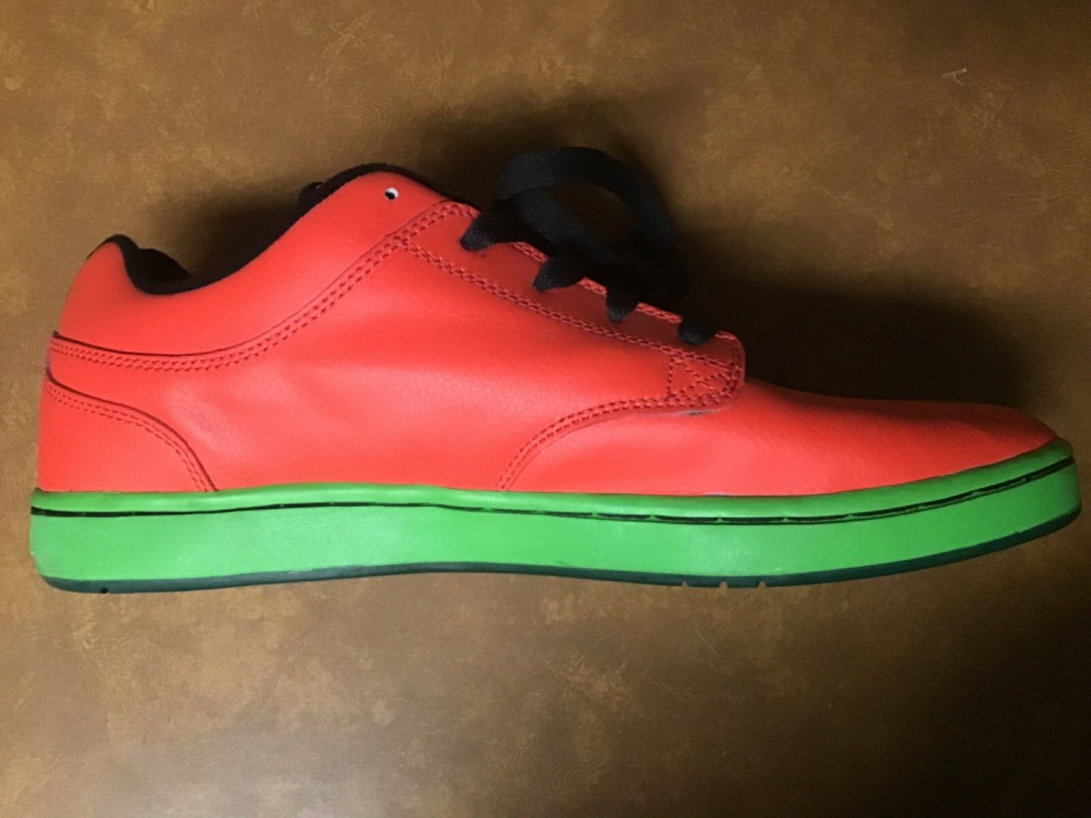 SUPRA Antwuan Dixon Size Mens 12 Skate Shoes Red/Green (Skate