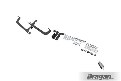 Side bars Curved For Ford Custom SWB 2018-2023 Van Stainless Steel Accessories - Picture 8 of 9