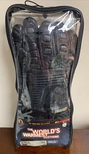 New Gerbing's GLT5 T5 12V Heated Motorcycle Black Leather Gloves Size L Large