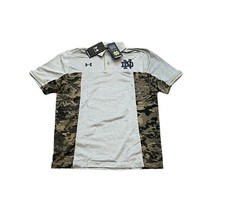 NEW NWT Notre Dame Fighting Irish Under Armour Men's Freedom Polo Shirt Small