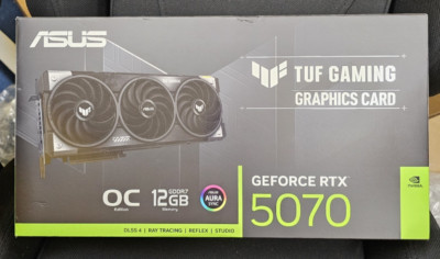 ASUS - TUF Gaming NVIDIA GeForce RTX 5070 OC Edition 12GB GDDR7 Graphics Card