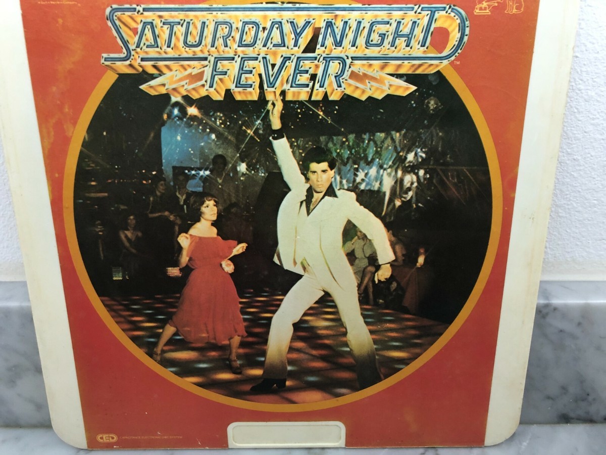 【C】DVD John Travolta Saturday Night Fever RCA Selectavision CED