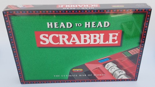 Scrabble Head To Head Board Game War Of Words Letters Spears Mattel 1997 Vintage - Picture 3 of 11