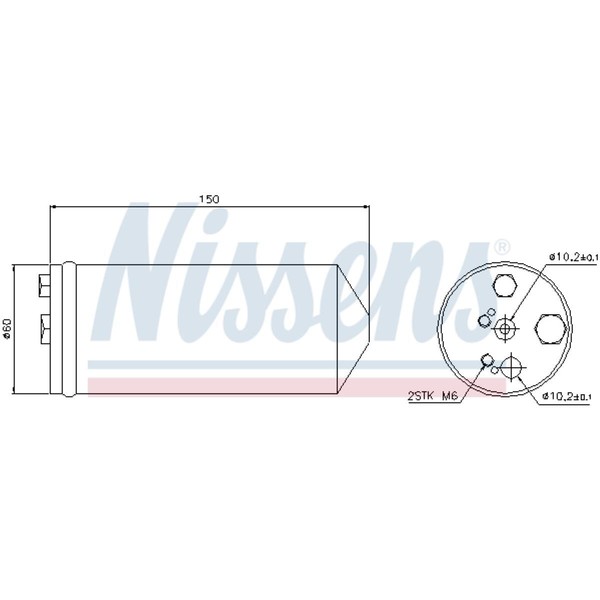 Nissens Trockner Klimaanlage Aluminium FüR Nissan Primera Traveller WP11 P11-image