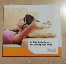 CD Kopfschmerzbehandlung nach Noten/Ratiopharm/Broschüre Akupresur-Faltkarte NEU