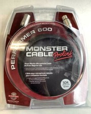 NEW Monster 600571-00 P600 M-30 Performer 600 Prolink Microphone Cable 30ft
