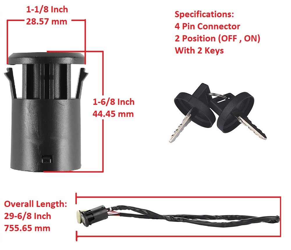 Interruttore Chiave Accensione Per Honda Trx450es Trx450s Foreman - Foto 11