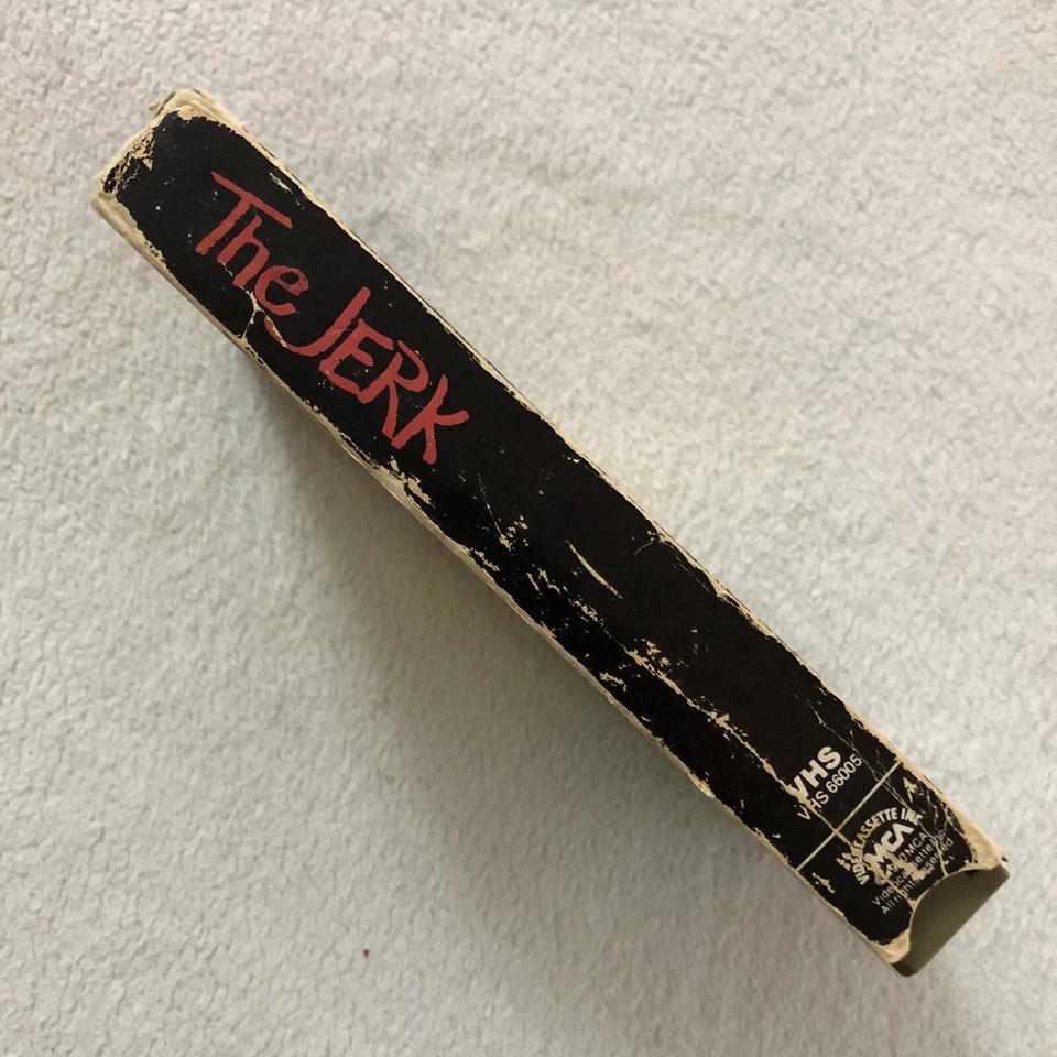 THE JERK Steve Martin VHS MCA Rainbow Release HTF - Image 4 of 4