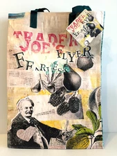 NEW with Tag ~ Trader Joe's Fearless Flyer Reusable Shopping Bag Tote ~ RARE