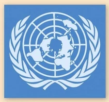 Neuf Nations Unies Armée / Civil Véhicule Autocollant