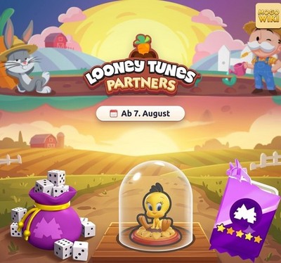 LOONEY_TUNES_PARTNERS_EVENT_MONO_POLY_MO_GO__( FULL CARRY) TIME 16 TO 24 HOURS