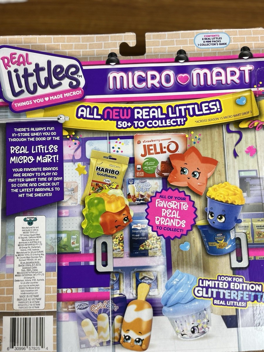 Shopkins Real Littles Micro Mart 8 Real Branded Mini Packs - 16