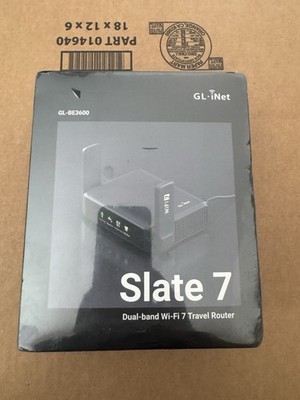 GL.iNet GL-BE3600 (Slate 7) Portable Travel Wireless Router Pocket Wi-Fi 7 VPN