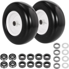 13x5.00-6 Flat Free Lawn Mower Tire and Wheel, 13x5x6 Zero Turn Mower Front Tire