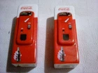 Coca-Cola Vending Machine Salt And Pepper Shakers Retro Vintage Style 4.75" Tall