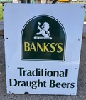 BANKS’S Beer Vintage Porcelain Metal Sign