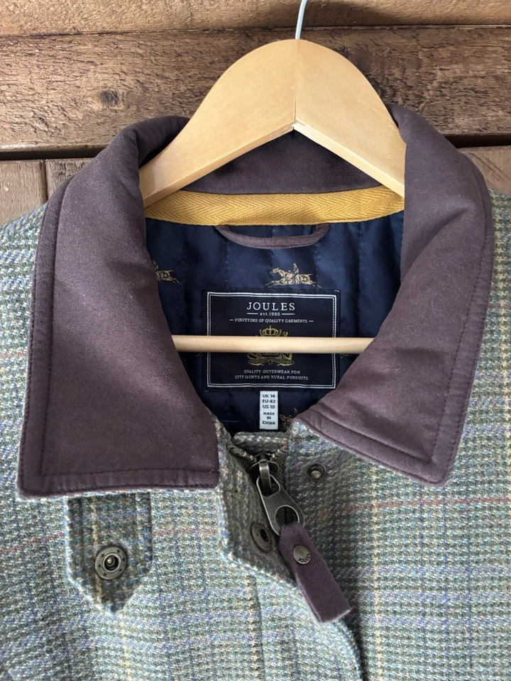 Joules Tweed Field Coat 14 - Image 2 of 4
