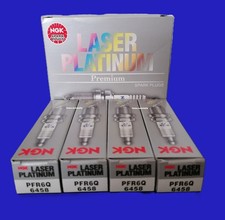 4 ORIGINAL NGK Zündkerzen PFR6Q 6458 für VW Golf 4 Bora 1J New Beetle 9C 1,8T