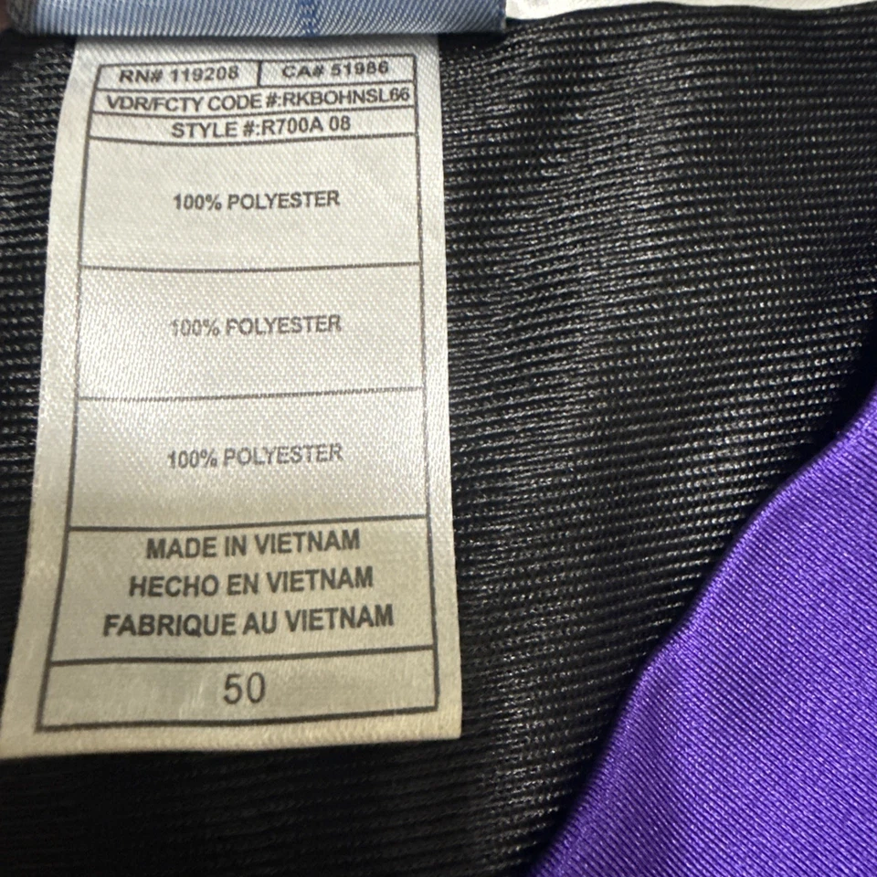 Футболка Baltimore Ravens Anquan Boldin No81 мужская 50 NFL Reebok с вышивкой на поле - Изображение 3 из 4