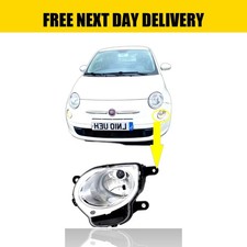 FIAT 500 2007-2015 LOWER BUMPER LIGHT HIGH BEAM PASSENGER SIDE NEAR LEFT SIDE