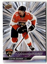 Justin Sourdif 2023-24 Upper Deck Silver Outburst Young Guns Rookie #471 Florida