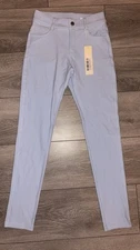 Yelete Size Small Women’s Light Blue Classic Bermuda Jeggings Pants New W Tags 