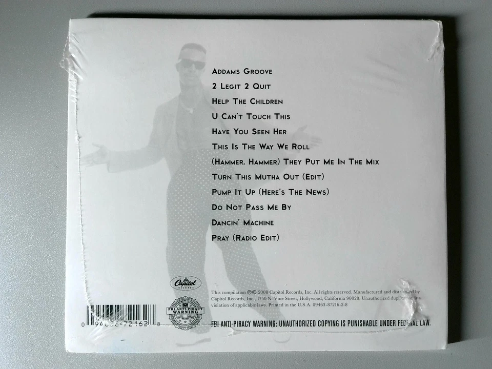MC Hammer - Platinum CD 2008 Compilation Hip Hop Capitol Records - Image 2 of 2