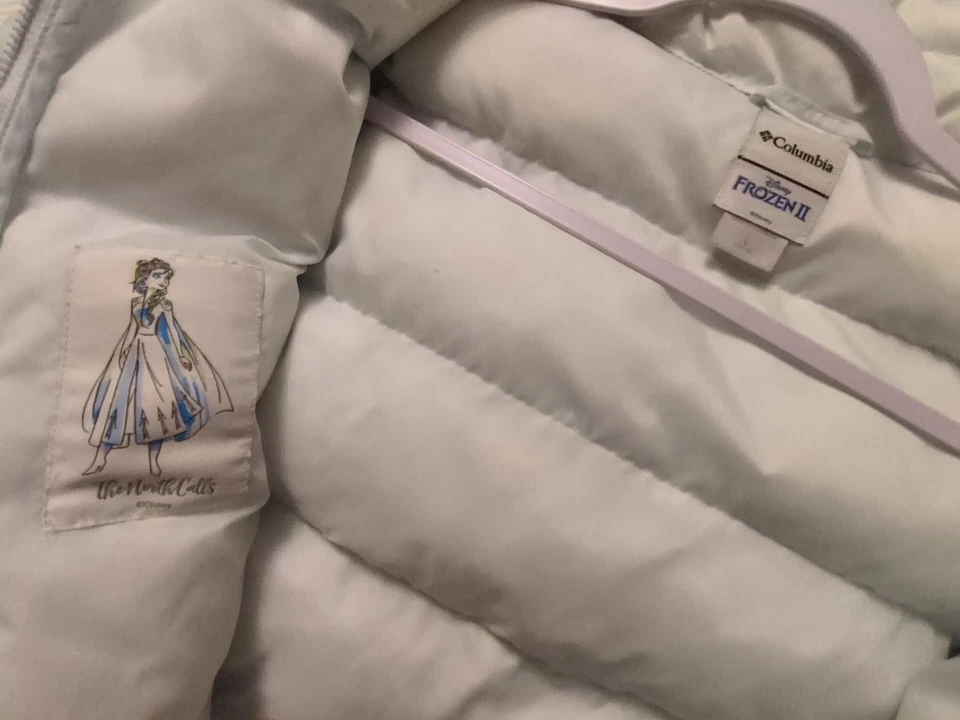 Chaqueta Columbia Disney Frozen II Niñas L (14/16) The North Calls Puffer Jacket Foto 4 de 4