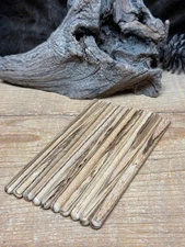 10- Zebrawood 5/16" Turkey Call Striker Dowels
