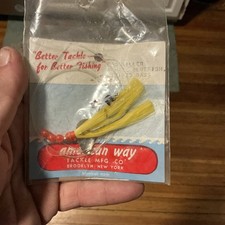 vintage American Way Tackle Mfg Co Brooklyn 250 Killer Fluke Blue Striped Bass