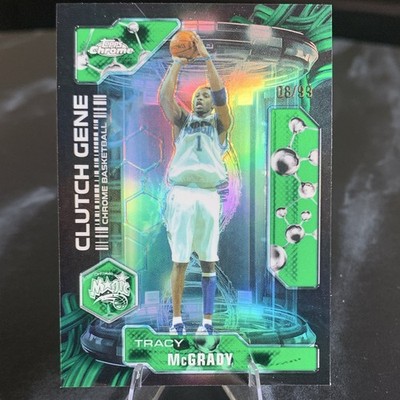 Topps Chrome Up dat 2025-26 Tracy McGrady Orlando Magic Clutch Gene 8/99  #CG-24