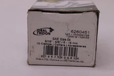 (10-Pk) Ideal Tridon Stainless Steel Clamp 5/16" - 5/8" - 16mm 6260451
