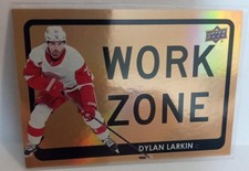 21/22 UD..DYLAN LARKIN..WORK ZONE..CARD # WZ-17..RED WINGS..FREE COMBINED SHIP