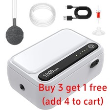 Single Outlet Aquarium Air Pump - Quiet Whisper Aerator for 100 Gallon Fish Tank