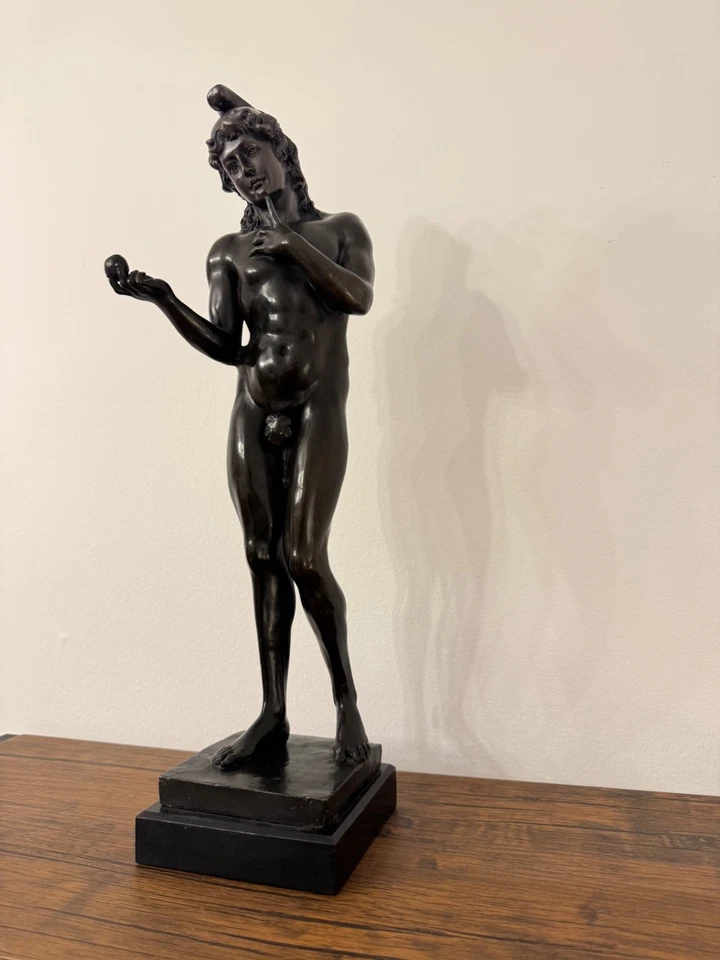 Escultura de bronce firmada de París, modelo de 1812 versión alemana del mito clásico Foto 2 de 4