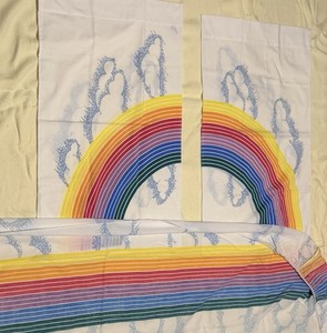 Vintage Rainbow Sheets | eBay