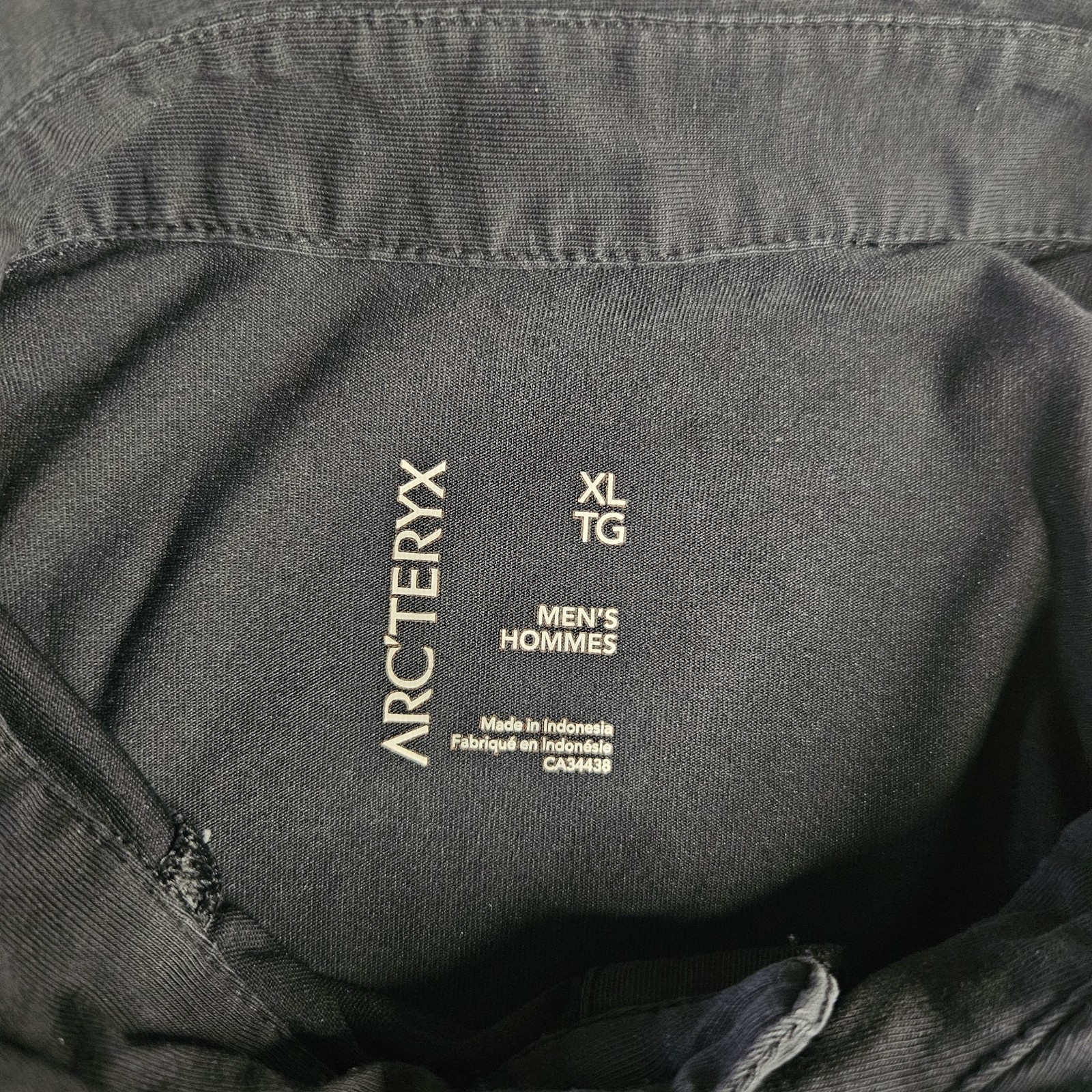 Arc'teryx Mens Shirt XL Polo Grey Captive Short Sleeve Performance  thumbnail 2