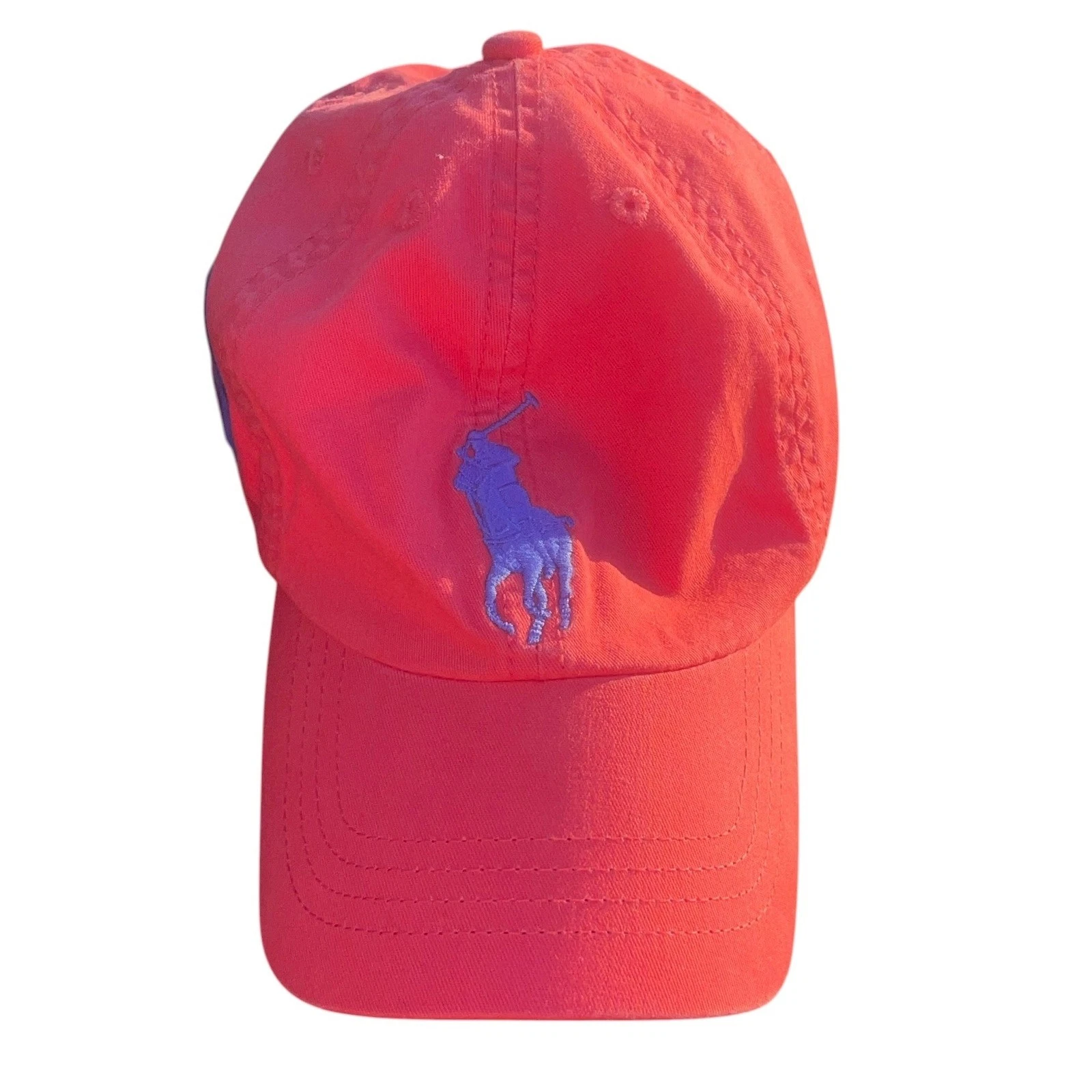 POLO Ralph Lauren 3 Big Pony Logo Strapback Youth Baseball Cap Preppy Dad EUC
Opens in a new window 