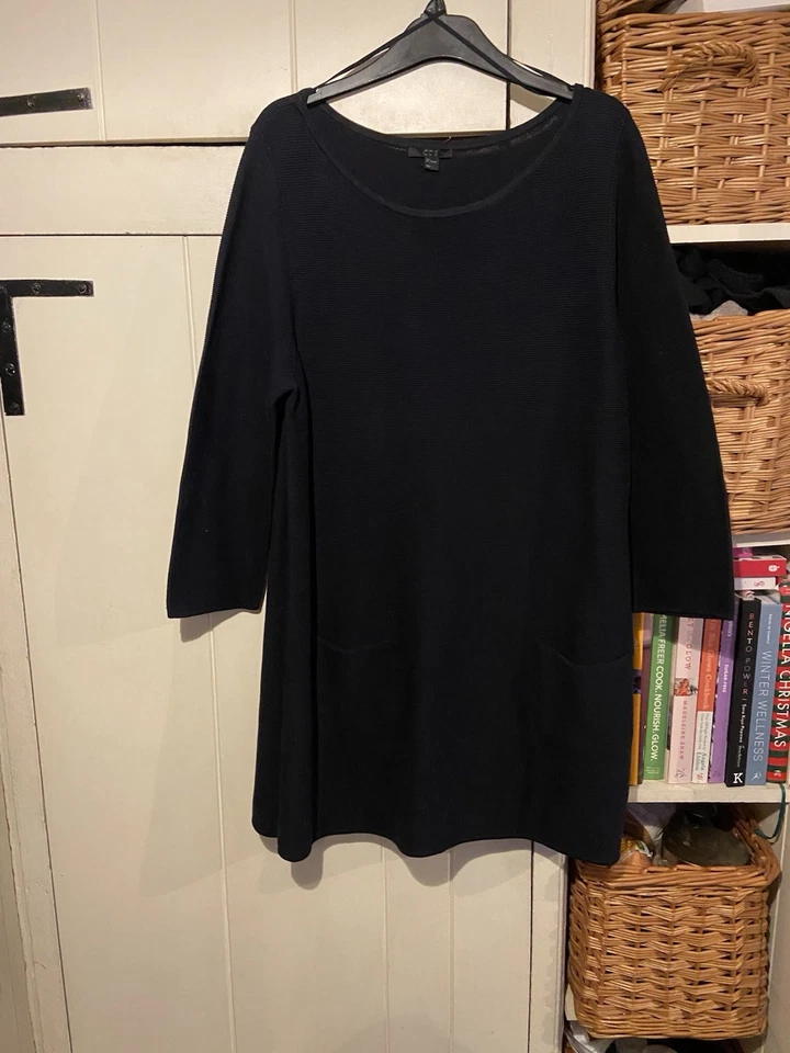 COS Tunic Jumper Women’s 3/4 Sleeve Swing Top Size Large - Image 3 of 4