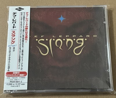 Def Leppard Slang Rare Ltd Edition Japanese 2x CD + OBI & Lyrics Complete 1996