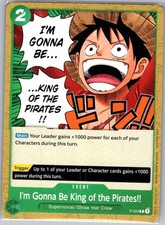 Im Gonna Be King of the Pirates P-024 carta
