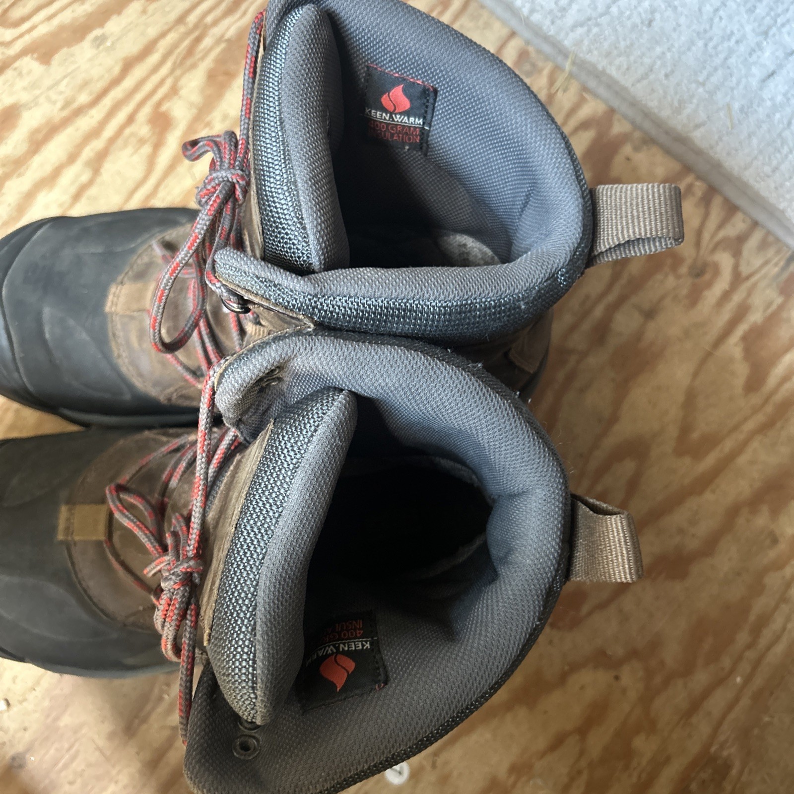 Stivali Keen impermeabili isolati punta acciaio 9 pollici escursionismo outdoor 400 gr uomo 13