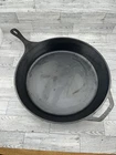 Vintage Lodge #14SK Skillet 15" Cast Iron Frying Pan USA Large Camp Fryer