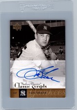 2004 Upper Deck Yankees Classics  Classic Scripts Tom Tresh #AU-64 (AU) AUTO