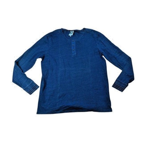 G-Star Raw Shirt Mens Size XXXL Henley Granddad Slub more like Large - READ