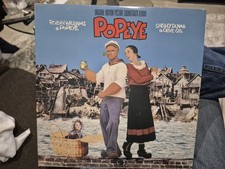 Popeye OST Orig. Motion Picture Soundtrack ROBIN WILLIAMS N/MINT LP ALLEN ZENTZ