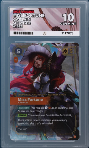 Miss Fortune, Captain graded ACE 10 for sale on eBay