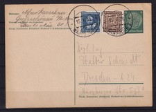 AK616) B&ouml;hmen &M&auml;hren B&M Beleg aus Aufl&ouml;sung Spezialsammlung DR-Ganzsache + ZuF