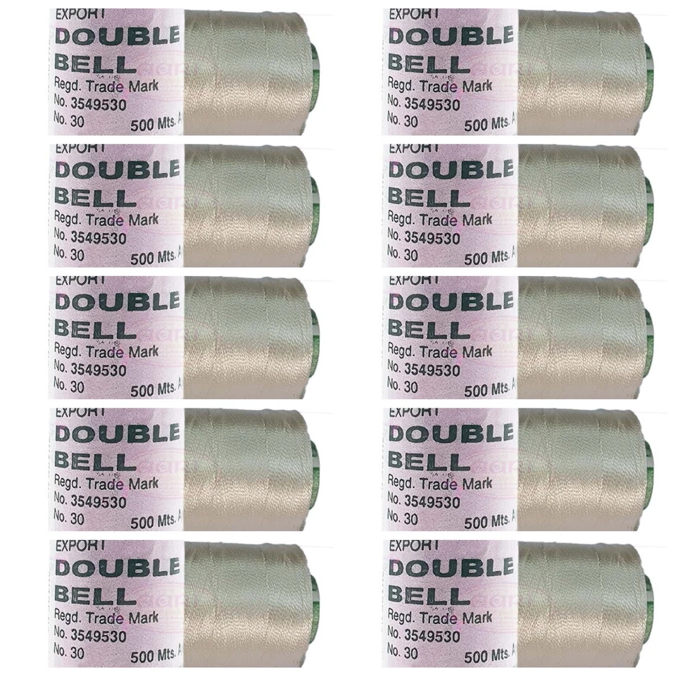 10X Viscose Rayon Yarn Thread Grey Colour 500mtr,Hand & machine embroidery - Image 3 of 3