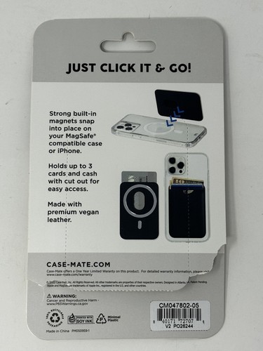 Case-Mate Card Holder with MagSafe - Twinkle Silver - Picture 3 of 3